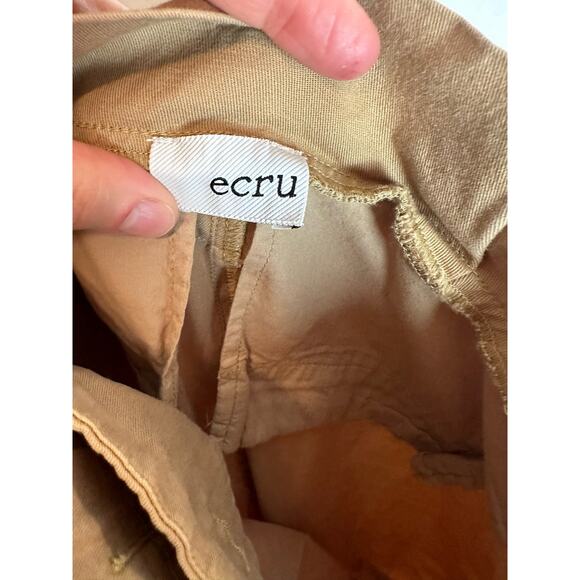 Womens Ecru Tapered Pants - Picture 8 of 8